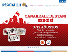 Tablet Screenshot of neomarin.com.tr